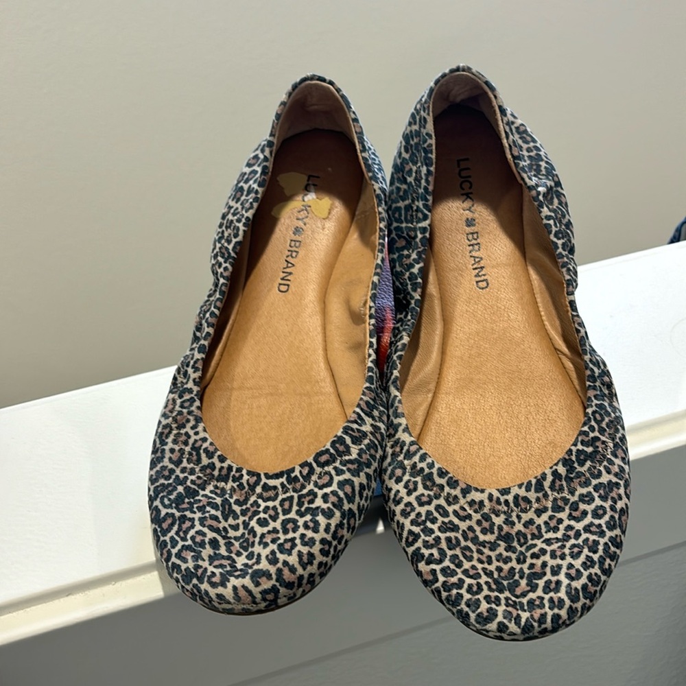 Lucky Brand Animal Print Flats